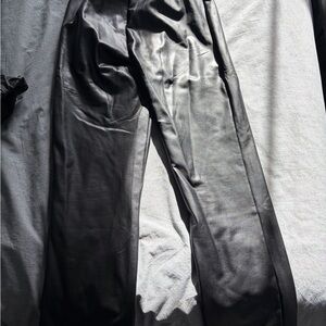 Sanctuary Leather Crop Black Pants